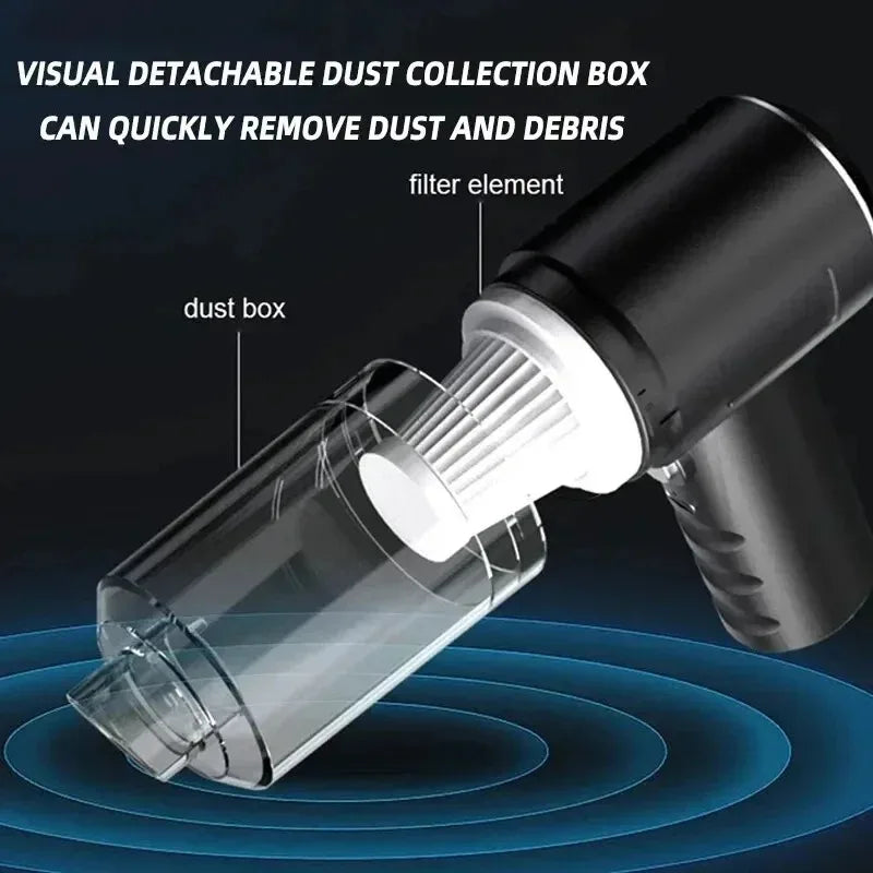 ManBunMadeMe™ Home and Car 120W High Power Powerful Vacuum Cleaner