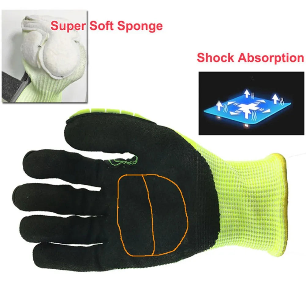 Impact/Cut Resistant Safety Work Glove