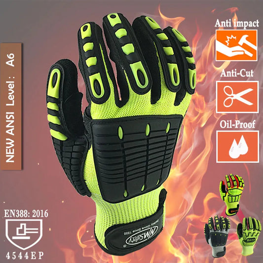 Impact/Cut Resistant Safety Work Glove